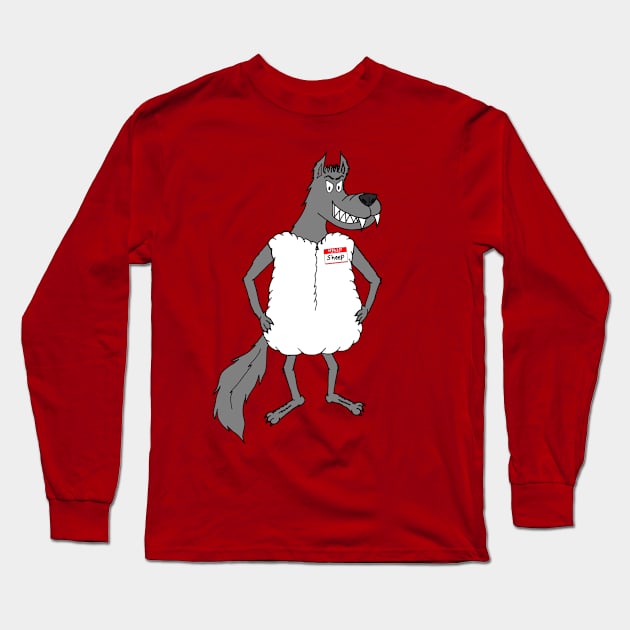 Wolf in Sheep's Clothing Long Sleeve T-Shirt by bethcentral